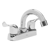 Mezcladora Eco Dica 4031 4pul Tipo Bar Corto Para Lavabo Acabado Cromado Color Gris