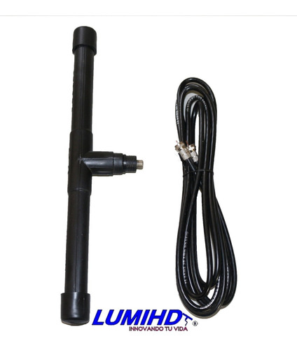 Antena Tv Lumihd Uhf Vhf Fm C/3 Mts De Cable