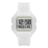 Reloj Puma Hombre Silicona Digital Cuadrado 50m P5018