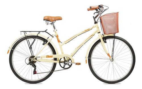 Bicicleta Olmo Amelie Rapide Cambios 6v Canasto