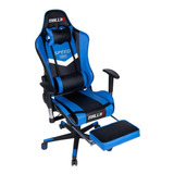 Silla Gamer Oficina Ergonómica Polar Aurora Económica Azul