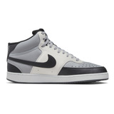 Calzado Nike Court Vision Mid Nature Est. Vida Hombre  Gris