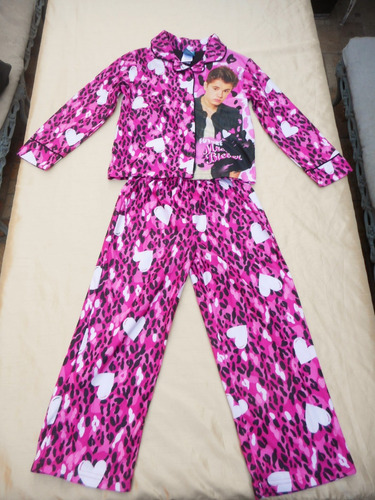 Pijama De Justin Bieber Original Talla S 4-6 Años
