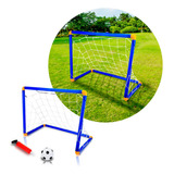 Cancha Futbol Soccer Juguete Armable + Balon + Inflador