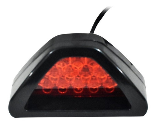 Luz Freno 12 Led Triangular Trasera Color Rojo