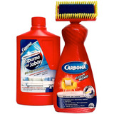 Espuma Sin Jabón Carbona (cepillo) + Refill 1 Lt 651 Ml Pack