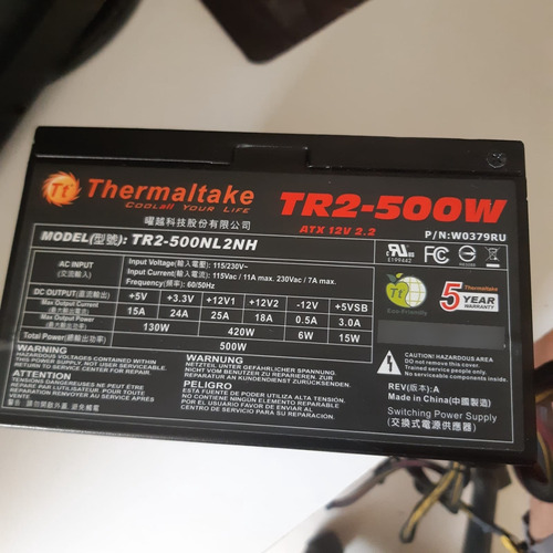 Fonte 500w Thermaltake