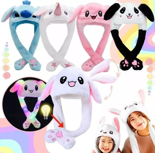 Gorro Levanta Oreja Y Prende Luces Kawaii De Tik Tok 