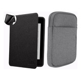 Combo Capa Wb Kindle 10a Geração Ultra Leve Preta + Sleeve