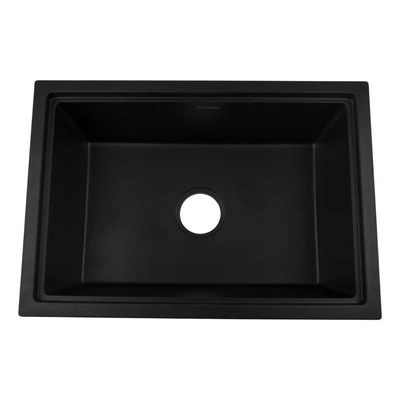 Tarja Cocina Cuarzo Negro Mate Maxims CS6545 60x45cm Submontar Empotrar | Meses sin interés