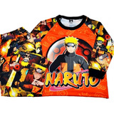 Pijama Pantalon Y Remera Manga Larga Naruto Varios Diseños!!