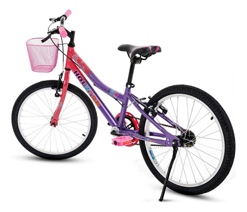 Bicicleta 20 Houston Bixy Feminina Infantil Cestinha