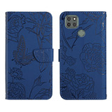 Funda Butterfly Peony Para Motorola Moto G9 Power