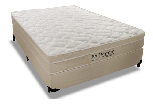 Cama Box + Colchão Queen Size Pro Dormir Probel 158x198x47