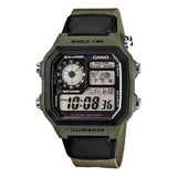 Relógio Casio Masculino Standard Ae-1200whb-3bvdf