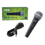 Shure Micrófono Pro Dinámico Sv100 Original Para Vocalista