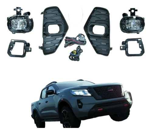 Faros De Niebla Nissan Frontier Np300 2021 2022 Kit Full Led