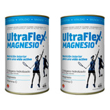 Ultraflex Magnesio Colágeno Hidrolizado 420 Grs. Combo X 2