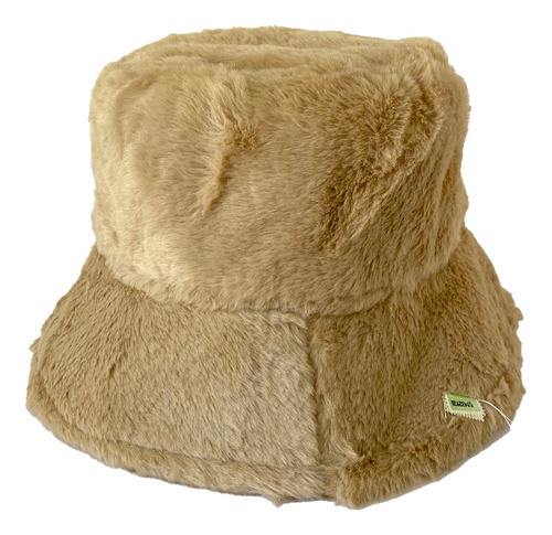 Piluso Bucket Hat Gorro De Pelo Sintetico Tendencia Invierno