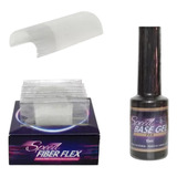 Kit Fibra Selada Fiber Flex + Base Gel Tea 10ml - Piu Bella