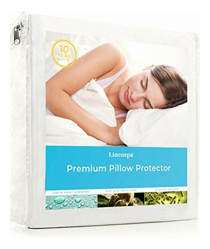 Linenspa Protector De Almohada Impermeable, Estándar