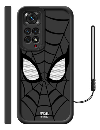 Carcasa Silicona Para Xiaomi Diseño De Spiderman + Correas