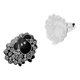 Aretes Borrego De La Abundancia Blanco Regalo Plata Sw925