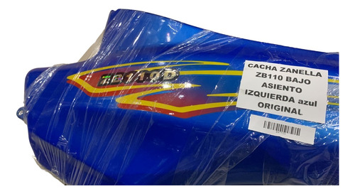 Cacha Zanella Zb110 Bajo Asiento Izquierda Azul Original