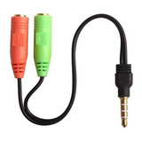 Adaptador Miniplug 3.5 Audio Trs Auricular Y Micrófono Ps4 