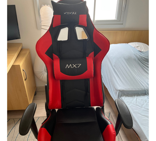 Cadeira  Mymax Mx7 Gamer Ergo Preta/vermelha  - Retirar