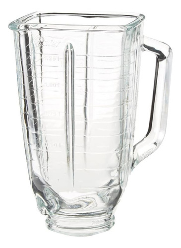 H + R Vaso Clásico De Cristal Compatible Con Oster