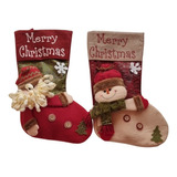 Pack 2 Hermoso Set De Botas Navideñas Grandes