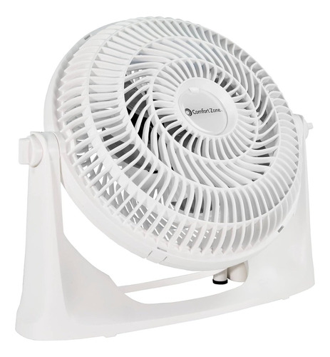 Ventilador De Escritorio 10  Comfort Zone  Czhv101sg Cantidad De Aspas 6 Color De La Estructura Blanco Color De Las Aspas Blanco Diámetro 29 Cm