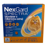 Nexgard Spectra Para Cães De 2 A 3,5kg - Com 3 Tabletes