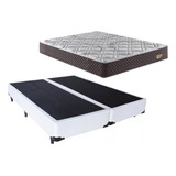 Cama Box Base King + Colchão Ecoflex Molas Ensacadas 193