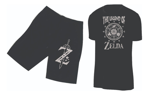 Conjuntos Camiseta Y Pantaloneta The Legend Of Zelda Logo