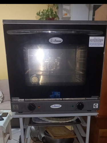 Horno Electrico Convector Pauna Usado + Soporte Y Bandejas