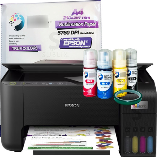 Multifuncional Epson L3250 Sublimacion Consumibles Colormake