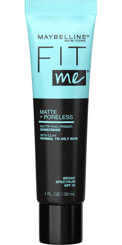 Prebase De Maquillaje Maybelline Fit Me Matte And Poreless