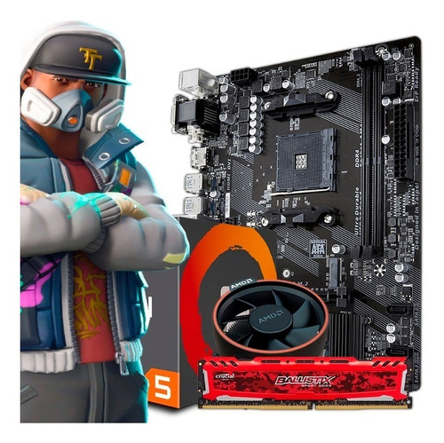 Combo Actualizacion Amd Ryzen 5 2600 - Mother A320 - 8gb