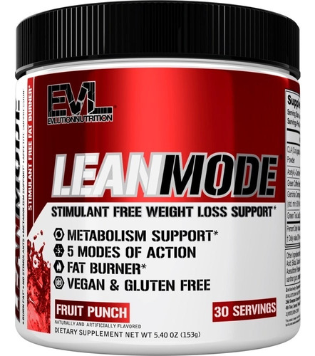 Evlution Nutrition Leanmode 30 Serv Sabor Ponche