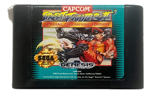 Street Fighter 2 Original Sega Mega Drive Genesis Fita Id 66