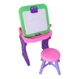 Mesa Escritorio Pupitre Tablero Acrílico 2 En 1 + Silla Boy