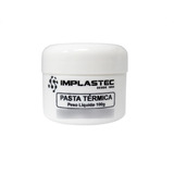 Pasta Térmica De Silicone Branca Implastec Pote 100g