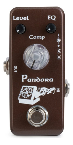 Pedal Guitarra Movall Pandora Compressor +  Nf + Garantia