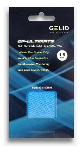 Pad Térmico Gelid Gp-ultimate Tp-gp04-c 90x50x1.5mm 15w/mk 