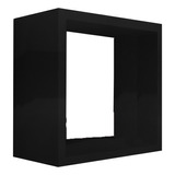 Nicho Decorativo 35x35x15 Cm Preto Em Mdf