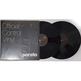 Par Vinil Vinyl Timecode Serato 12 Polegadas - Preto/black