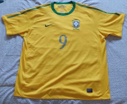 Camisa Nike Oficial Brasil 2010 Eeg Grande #9