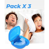 Pack X3 Placa Bucal Anti Bruxismo Anti Apnea